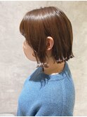 ぱつっと外はねパーマ