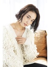 トティア 堀江(Totia) 【Totia堀江】抜け感ボブ×ショコラブラウン