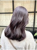 透明感たっぷり!深めパープルグレージュ @吉元
