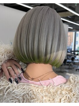 リノート バイ エゴル 太田川(Linoet by ENGOL) 保存必須【海外風ハイトーンボブ】エンドカラー