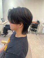 ユニ 江坂(Uni.)&nbsp;韓国風ウルフ　ウルフカット　メンズウルフ カルマパーマ