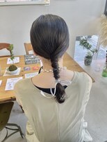 ヘアー アイス 御器所本店(HAIR ICI)&nbsp;20代30代40代♪大人可愛いピタッとローポニー