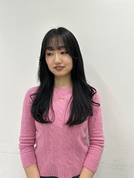 オットット(OttottO) ロングレイヤー　暗髪カラー