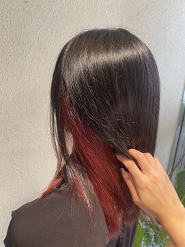 ネオリーブルカ 御茶ノ水店(Neolive Luca) アプリコット×インナーカラー