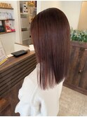 潤い艶髪×透明感ストレート/ダークブラウン