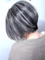 ブレイズヘアー(BLAZEhair) 【メリハリスタイル】脱白髪染めバレイヤージュ×ブリーチ2回