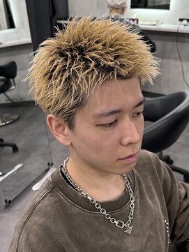 ラベル 渋谷(LAVEL) スパイキーショート/ブロンドカラー