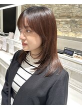 ザザ ZA/ZA 目白 顔まわりカット×レイヤーカット