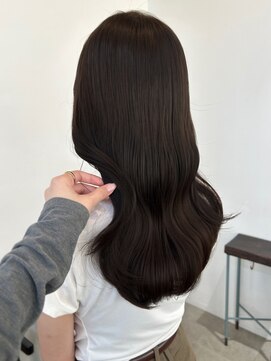 オルセン ディービーエー バルーンヘアー(OLSEN D.B.A BALLOON HAIR) ブラウンカラー/暗髪/レイヤーカット