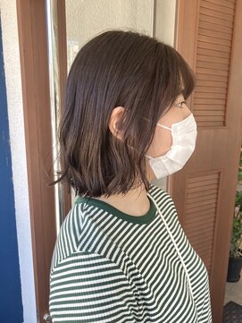 レターバイノベル(letter by novel) ボブパーマゆるふわパーマウェーブパーマボブ丸みショートボブ