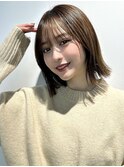 まとまりボブ/耳かけボブ/コンパクトボブ/韓国風ボブ