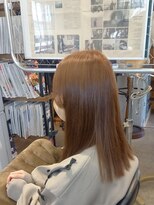 ノマニカ バイ ルレーヴ 池田店(noma-nika by Le reve)&nbsp;ミルクブラウン×ナチュラルストレートミディ