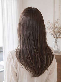 リリー 勝田台店(Lilly)の写真/【髪質改善トリートメント】カラーと同時施術/ブリーチ毛OK♪クセ・うねり・広がりを抑えてツヤ髪に