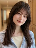 ユニット 蕨西口店(UNIT) ミディアム髪型20代30代40代丸顔面長レイヤー蕨