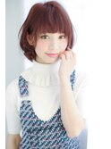大人かわいいひし形耳かけショートボブ☆