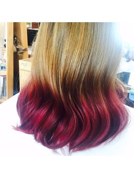 ヒールヘア 高田馬場店(HEAL HAIR) インナーカラーピンク