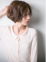 カバーヘア ブリス 戸田公園西口店(COVER HAIR bliss) ひし形フォルムxセンターパートの大人ボブw戸田公園30代40代50代