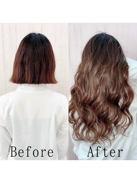 あるじゃんすー 仙台店 ベリーブラウニー#シールエクステ#セミウェットウェーブ#仙台