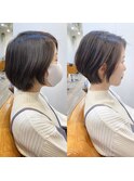 20代30代40代50代60代ショコラベージュ ボブルフ ベビーバング