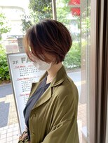 ケンジ 洋光台(KENJE)&nbsp;大人クールショート×ハイライトstyle by 田爪【洋光台美容室】
