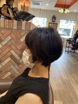 フェイバー 警固店(FAVOR) お手入れ簡単ストカールショート 縮毛矯正/パーソナルカラー診断