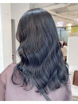 キートスバイガーランド (Kiitos by Garland)&nbsp;ブルーグレージュネイビーグレーアッシュレイヤーロング