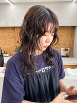 トゥコ(tuco)&nbsp;ミディアム　スパイラルパーマ　ミディアムパーマ　前髪パーマ