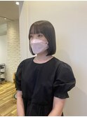 切りっぱなしボブ