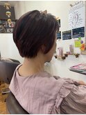 ハーブカラー+カット　¥7700
