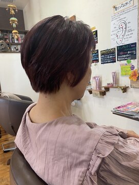 カミユアンドクレールヘアー(Kamiyu&Clair hair) ハーブカラー+カット　￥7700