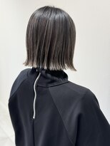 レ セゾン(Les Saisons)&nbsp;《大人モード》つや髪ラベンダーグレージュ×切りっぱなしボブ