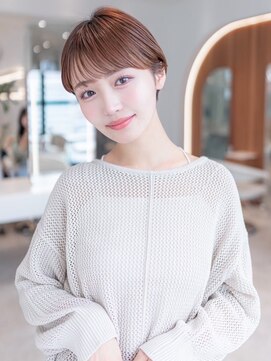 イオ 本厚木(io) 20代30代ショートボブ顔まわりレイヤーワイドバング小顔