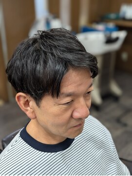 グラスヒビキ ナチュラルパーマスタイル