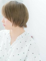 アルバハナレ 横浜(αlba HANARE)&nbsp;関内/髪質改善/ブロンドカラー×マッシュショートボブ♪a