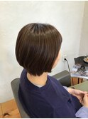 丸みのあるショート