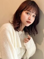 エテレ(etele) ピンクブラウン×くびれヘア【松下】