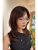 ミンティング(MINTing) 似合わせミディアムレイヤーカット/艶カラー恵比寿