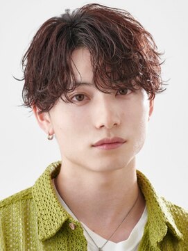 オーシャントーキョー 原宿(OCEAN TOKYO) 波巻きパーマメンズツイストスパイラルパーマセンターパート