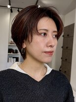 インセプション 銀座(INCEPTION)&nbsp;ショート/ボブ/面長/前髪なし/絶壁解消/30代/40代/50代/くびれ