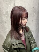 アンサム 下北沢店(UNSOME)&nbsp;【下北沢】レイヤー/顔周りカット/暖色カラー/レッドカラー