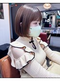 前上がりワンレンボブ×ネオメテオストレート☆彡