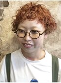magiyhair/下北沢/西部笑/オン眉くるくるマッシュ