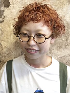 マギーヘア(magiy hair) magiyhair/下北沢/西部笑/オン眉くるくるマッシュ