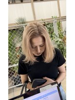 ディーパス(D-PATH)&nbsp;【White beige／会津若松】ダブルカラー/バレイヤージュ