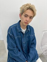 ヒュー 広島(HEW)&nbsp;スパイキーショート/金髪短髪/ツーブロック/刈り上げ/Y2K