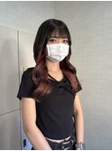 インナーカラー×ピンク