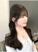 韓国風くびれヘア×顔周りカット/アリサ
