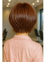 ジーアール(GR)&nbsp;ショートボブ×ピンクブラウン