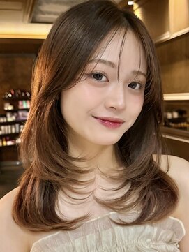 ミンクス 銀座店(MINX) 【MINX 齊藤】ワンカールレイヤー 透明感カラー ベージュカラー