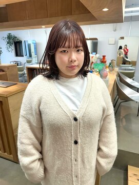 バド(bado) カシスピンク/透明感カラー／レイヤーカット／髪質改善/本町